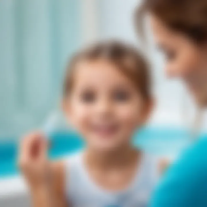 Child receiving Aquadetrim dosage