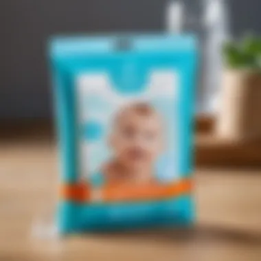 Close-up of Aqualor Baby packaging