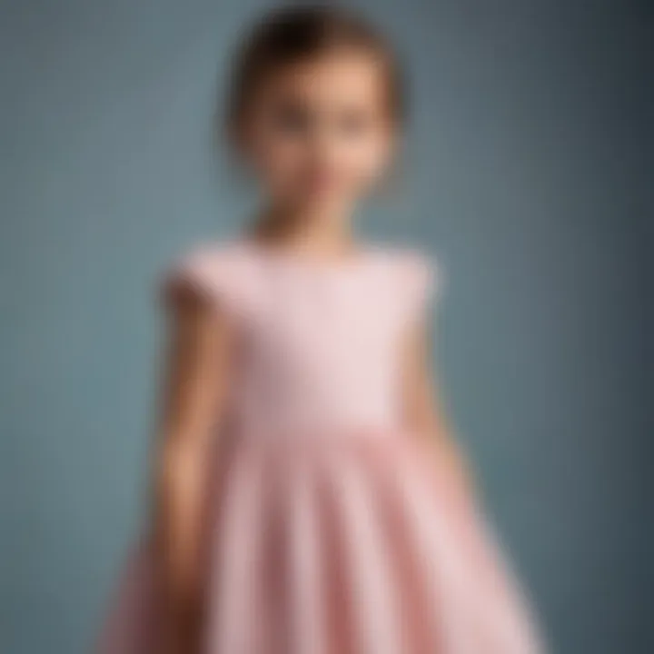 Child wearing a perfectly fitting dress