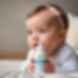 Bottle of Baby Calm solution for newborns