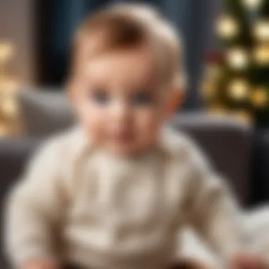 Exploration in a Jumper A baby exploring in a jumper
