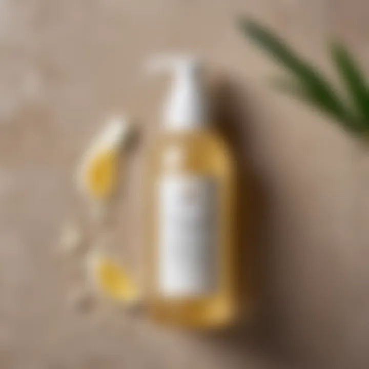 Comparison of baby lotion and oil textures