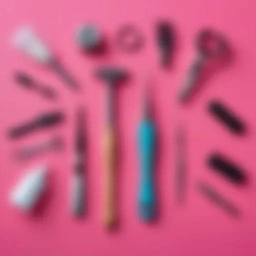 Tools for restoring Barbie's hair