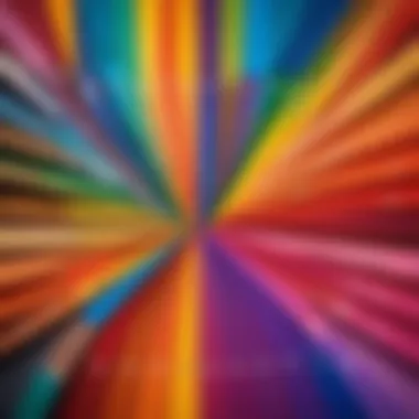 Visual Representation of Basic Emotions Spectrum of basic emotions depicted through vibrant colors
