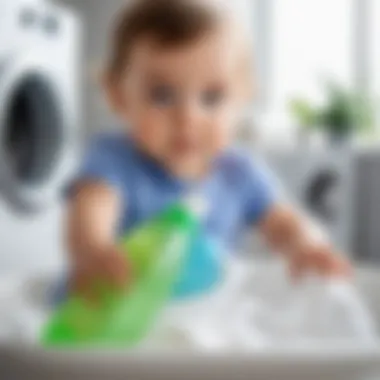 Safety features of baby laundry detergents