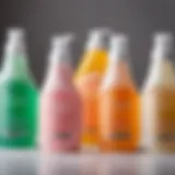 Range of laundry gels showcasing various formulas.