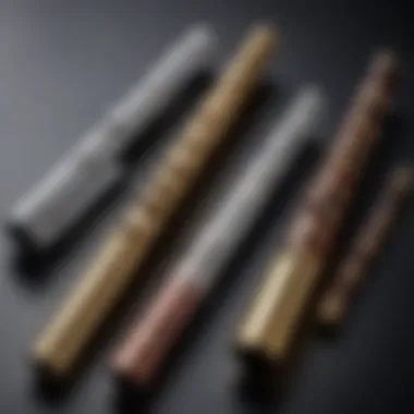 Graphic comparing different brands of block flutes and their features