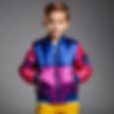 Colorful bomber jackets designed for children