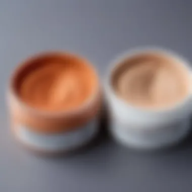 An elegant side-by-side comparison of various brands of modeling clay.