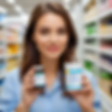 Purchasing Esvicin Through Online Retailers An online shopping platform displaying Esvicin among other health products.