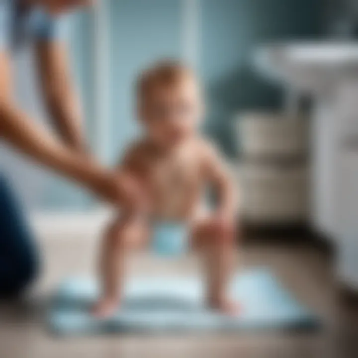 Hygiene practices for diaper changes