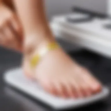 Measuring a child's foot accurately for shoe fitting.