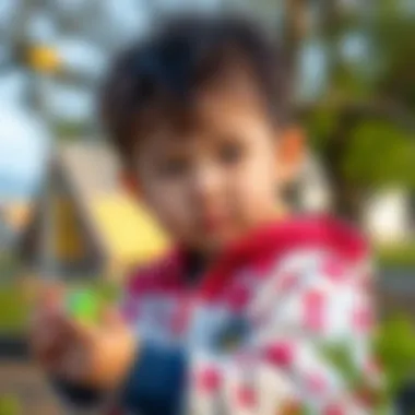 Promoting Child Health Child playing in a healthy environment
