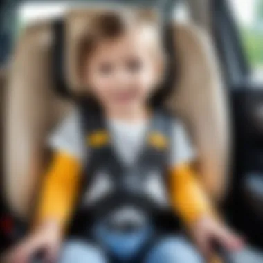 Impact of safety belts on child protection in vehicles