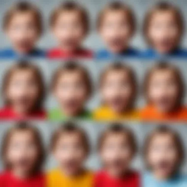 Emotional Expressions in Childhood Children expressing different emotions in various scenarios