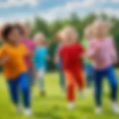 Promoting Health and Wellness in Children Group of children engaging in healthy activities