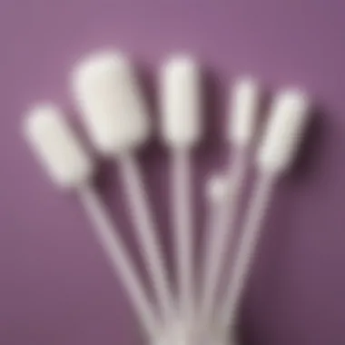 Safe cotton swabs designed specifically for children's use