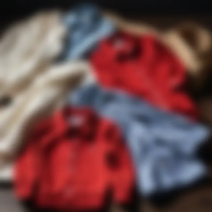 Close-up of children's clothing conveying innocence