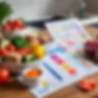 Strategic Meal Planning for Choline Intake Balanced meal planning chart with choline sources