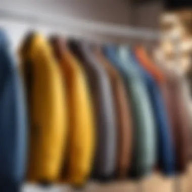 Choosing Quality Winter Jackets Quality winter jackets displayed on a rack