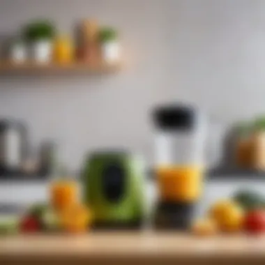 Safety Features in Baby Food Blenders A blender with safety features highlighted, showing its importance for parents