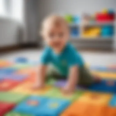 Infant-friendly activity mats for development