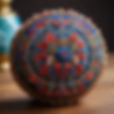 A close-up of cheshki highlighting their unique design and craftsmanship.