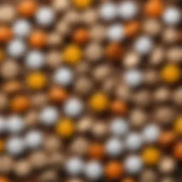 A close-up of caffeine tablets on a wooden surface, highlighting their texture and composition.