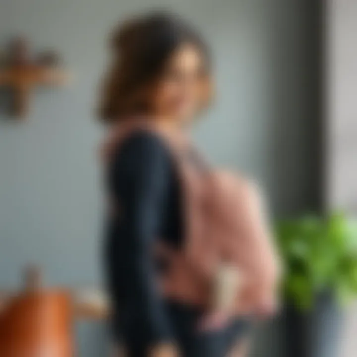 Ensuring Comfort While Carrying A visual guide on maintaining comfort while carrying a baby