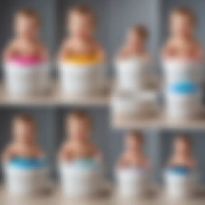 Comparison of various potty models