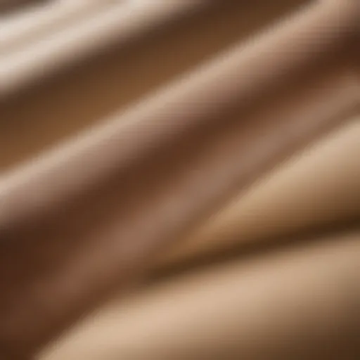 Detailed view of compression stockings showcasing fabric texture