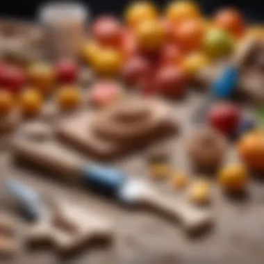 Essential Tools for Clay Modeling Tools and materials laid out for clay modeling