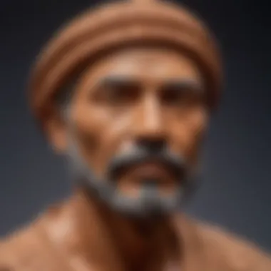 Masterpiece in Air-Dry Clay Intricate clay sculpture showcasing detailed craftsmanship