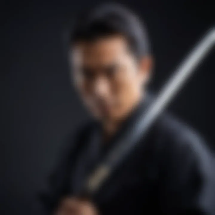 Portrait of Tokito Muichiro showcasing his unique sword technique