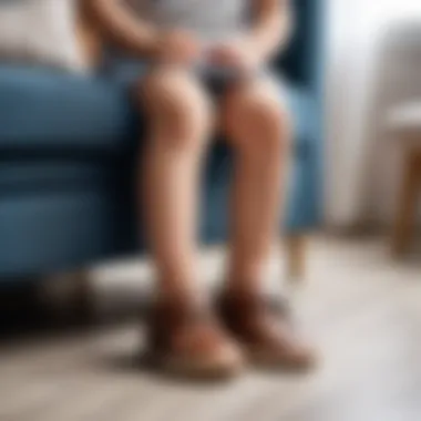 Comfort for Young Feet Child's shoes after using deodorizer