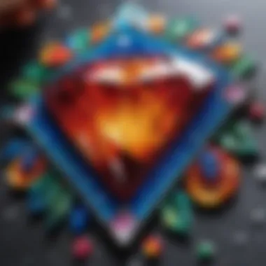 Application of Glue on Diamond Painting Canvas Close-up of a diamond painting canvas with applied glue