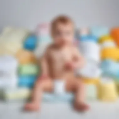 Different types of diapers available for infants