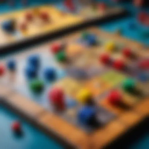 A vibrant assortment of classic board games for children.