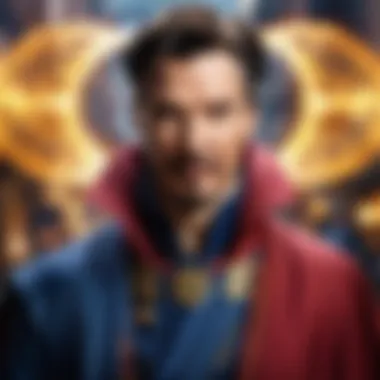 A captivating moment featuring Doctor Strange and key characters