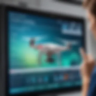 Decoding Drone Specifications for Informed Decisions Technical specifications of a drone highlighted on a digital screen