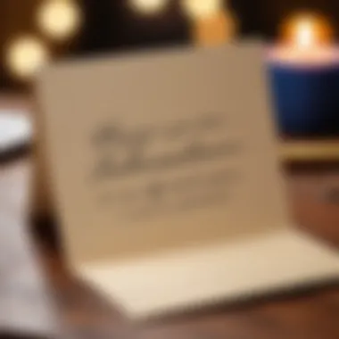 Handwritten Messages for a Personal Touch Elegant handwritten message on a birthday card