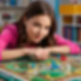 Colorful board games designed for girls