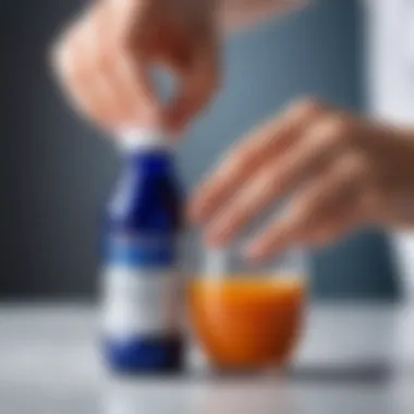 Final Preparation of Nutrilon Final preparation of Nutrilon formula in a bottle