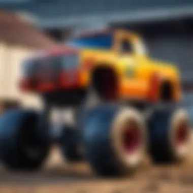 Variety of monster truck models suitable for children