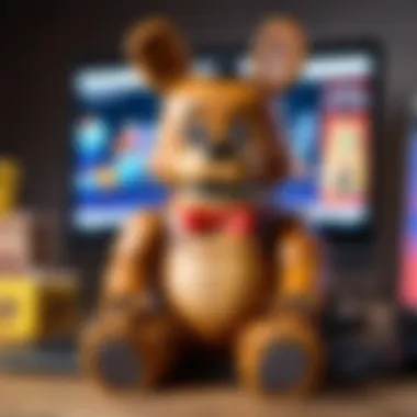 A screenshot of an online marketplace showcasing FNAF items.