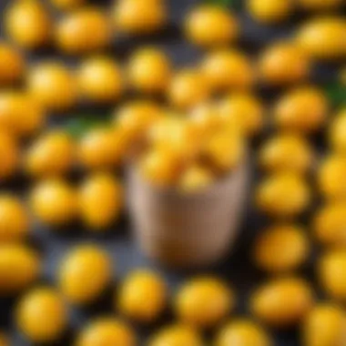 Delicious Ripe Mango for Little Ones Ripe mango cubes suitable for baby feeding