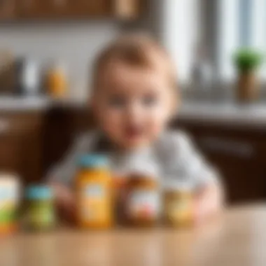 Selection of safe baby food products