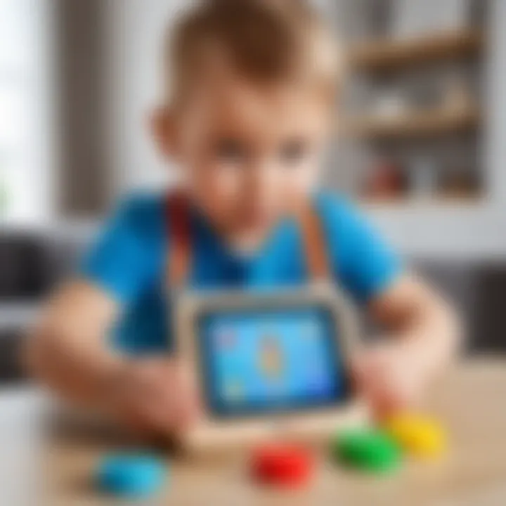 Interactive educational toy for 2-year-olds