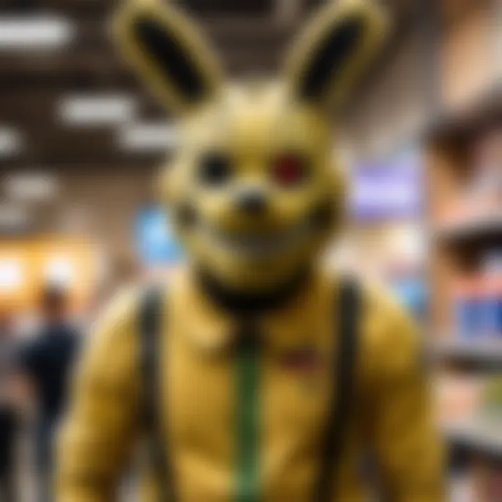 A visually appealing online shopping interface for purchasing a Springtrap costume.