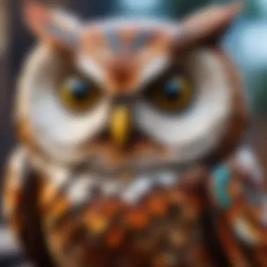 Showcasing Unique Designs of Handcrafted Owls Unique designs of handcrafted owls